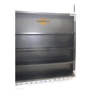 Harley-Davidson Shelf Wall Display Black Vintage Franklin Mint Hanging Decor